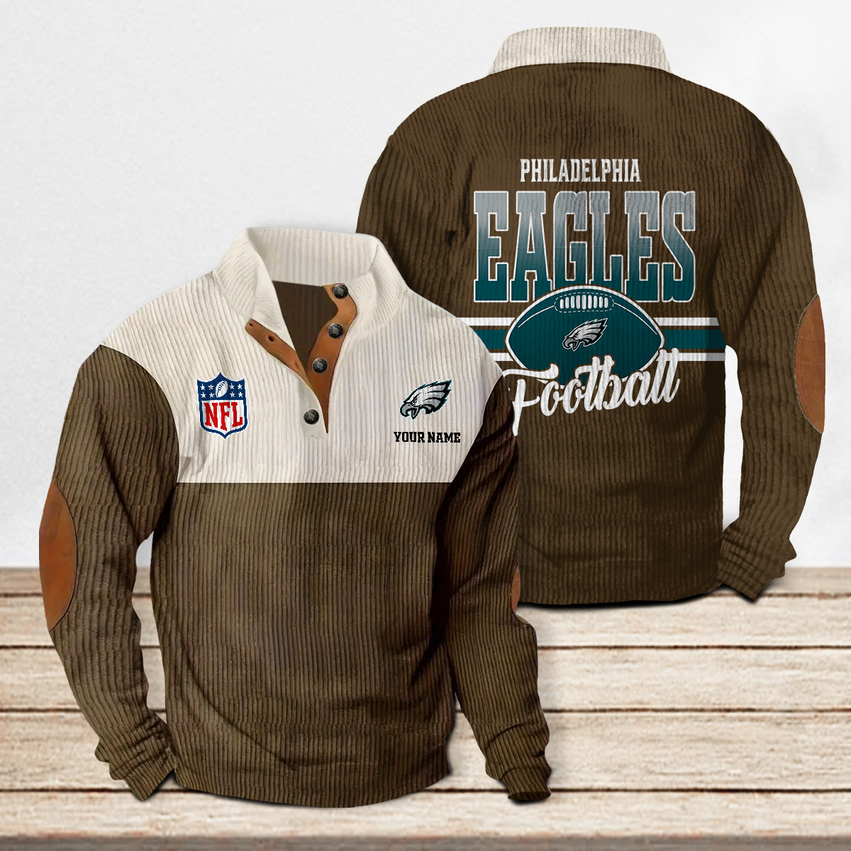 Philadelphia Eagles Colorful Stand Collar Sweatshirt New Collection AZTACSSW000012