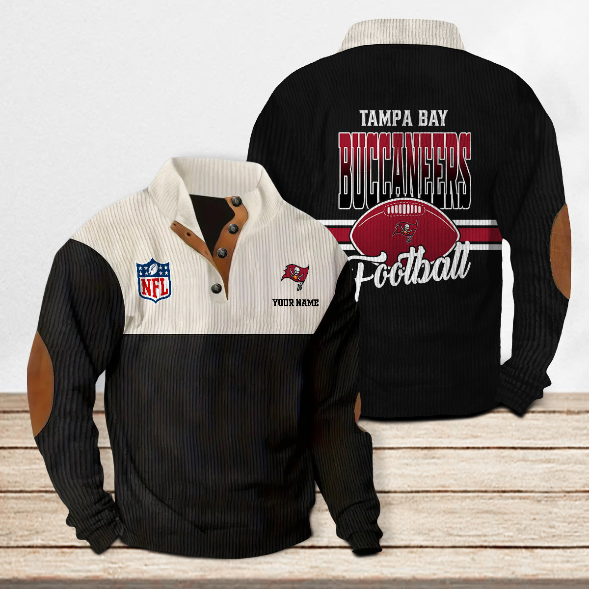 Tampa Bay Buccaneers Colorful Stand Collar Sweatshirt New Collection AZTACSSW000015