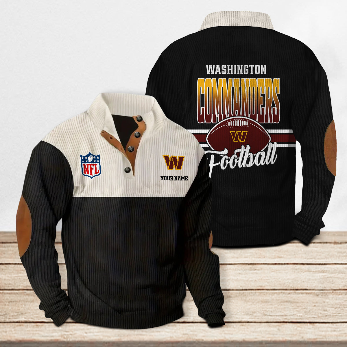 Washington Commanders Colorful Stand Collar Sweatshirt New Collection AZTACSSW000016
