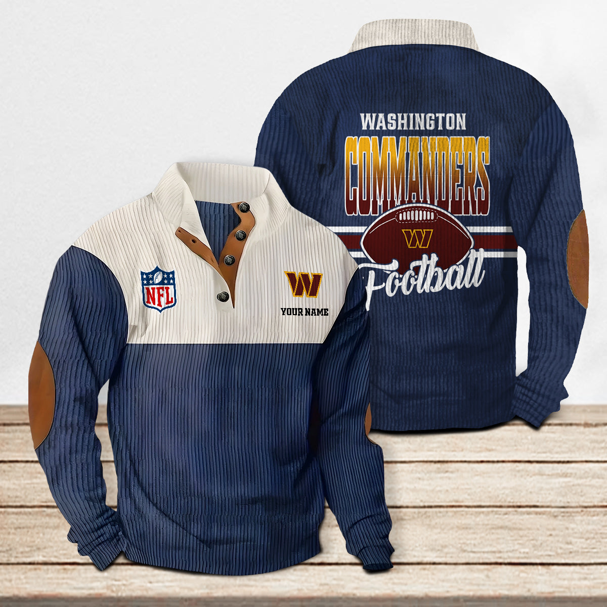 Washington Commanders Colorful Stand Collar Sweatshirt New Collection AZTACSSW000016