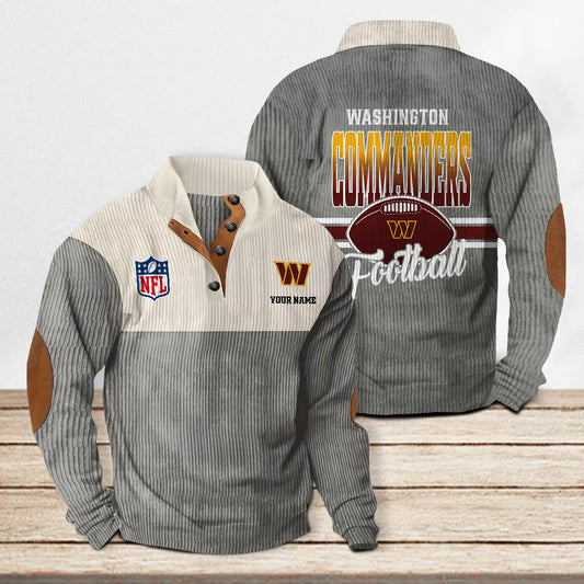 Washington Commanders Colorful Stand Collar Sweatshirt New Collection AZTACSSW000016