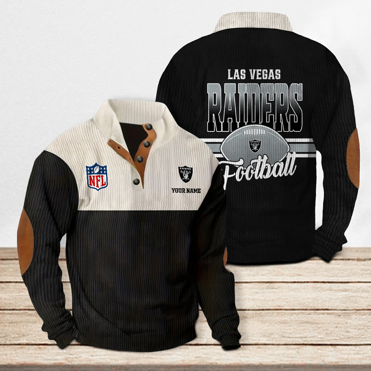 Las Vegas Raiders Colorful Stand Collar Sweatshirt New Collection AZTACSSW000026