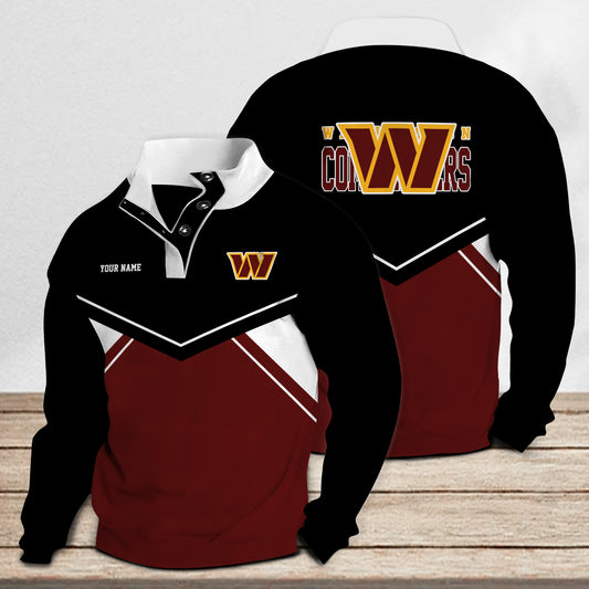 Washington Commanders Casual Colorful Stand Collar Sweatshirt New Collection AZTASCSW000016