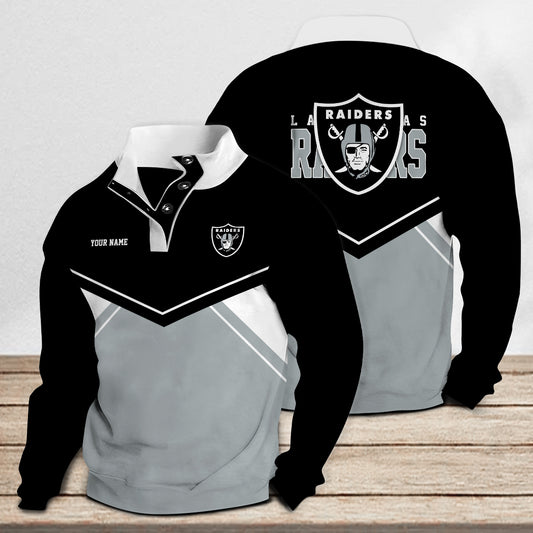 Las Vegas Raiders Casual Colorful Stand Collar Sweatshirt New Collection AZTASCSW000026