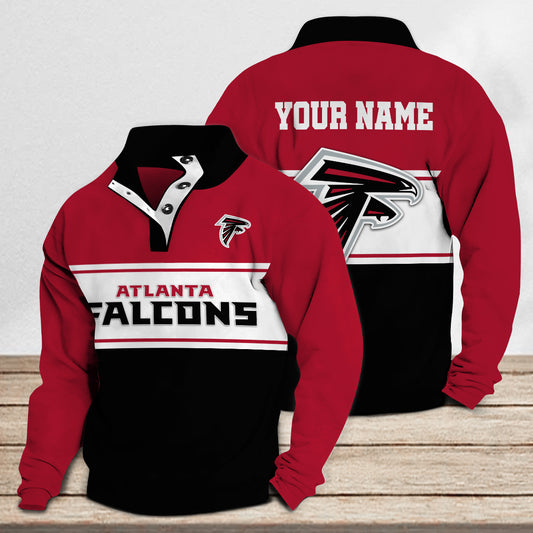 Atlanta Falcons Casual Stand Collar Sweatshirt Premium New Edition AZTASCSW000130