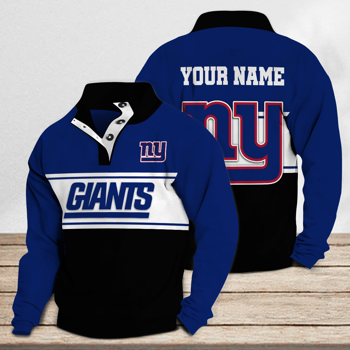 New York Giants Casual Stand Collar Sweatshirt Premium New Edition AZTASCSW000139