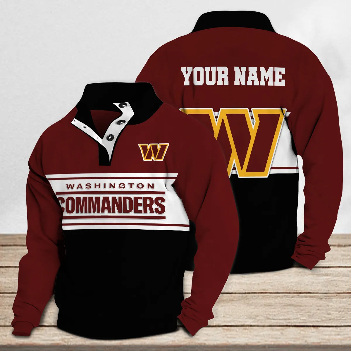 Washington Commanders Casual Stand Collar Sweatshirt Premium New Edition AZTASCSW000144