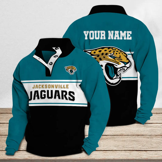 Jacksonville Jaguars Casual Stand Collar Sweatshirt Premium New Edition AZTASCSW000152