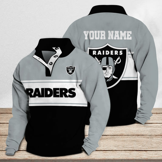 Las Vegas Raiders Casual Stand Collar Sweatshirt Premium New Edition AZTASCSW000154
