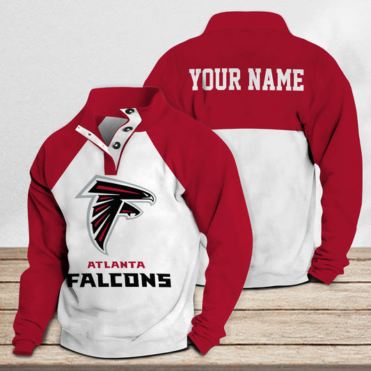Atlanta Falcons Casual Stand Collar Sweatshirt Premium New Edition AZTASCSW000162