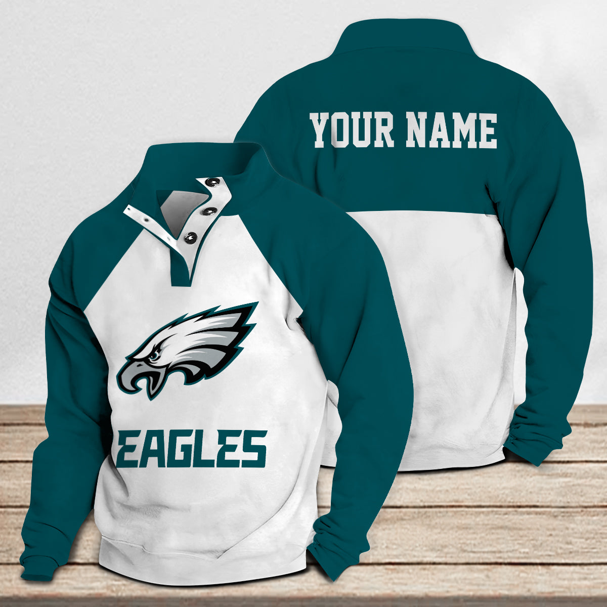 Philadelphia Eagles Casual Stand Collar Sweatshirt Premium New Edition AZTASCSW000172