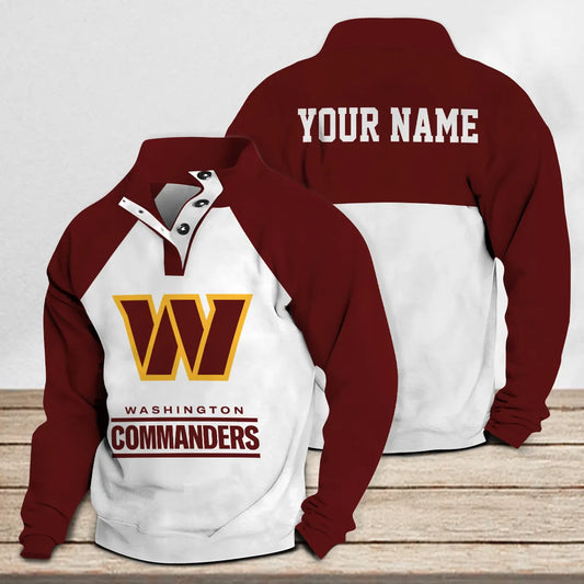 Washington Commanders Casual Stand Collar Sweatshirt Premium New Edition AZTASCSW000176