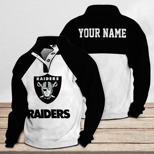 Las Vegas Raiders Casual Stand Collar Sweatshirt Premium New Edition AZTASCSW000186