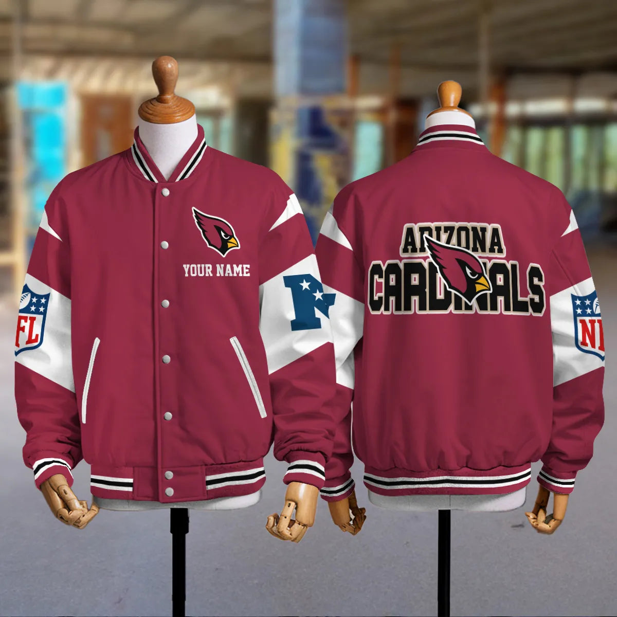 Arizona Cardinals National Football Conference Unisex Varsity Jacket Limited Edition AZTAVJK000001