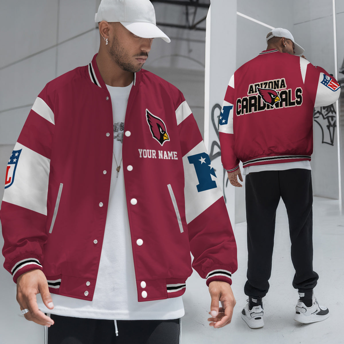 Arizona Cardinals National Football Conference Unisex Varsity Jacket Limited Edition AZTAVJK000001