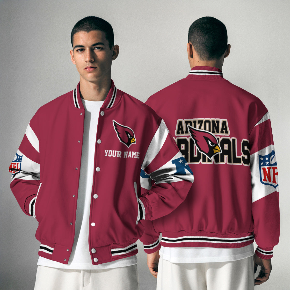 Arizona Cardinals National Football Conference Unisex Varsity Jacket Limited Edition AZTAVJK000001