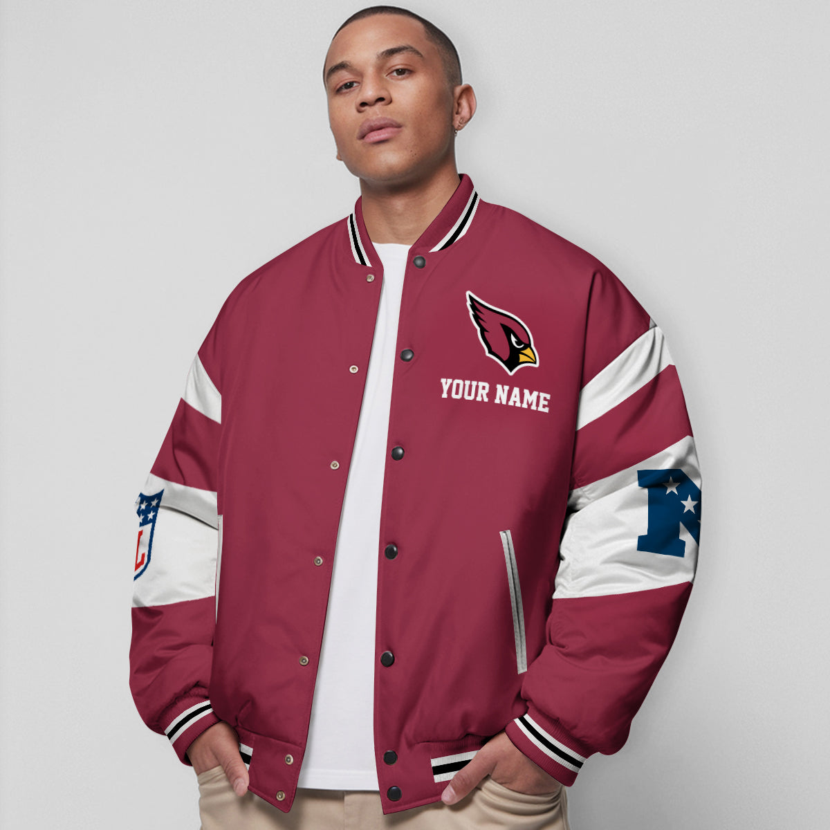 Arizona Cardinals National Football Conference Unisex Varsity Jacket Limited Edition AZTAVJK000001