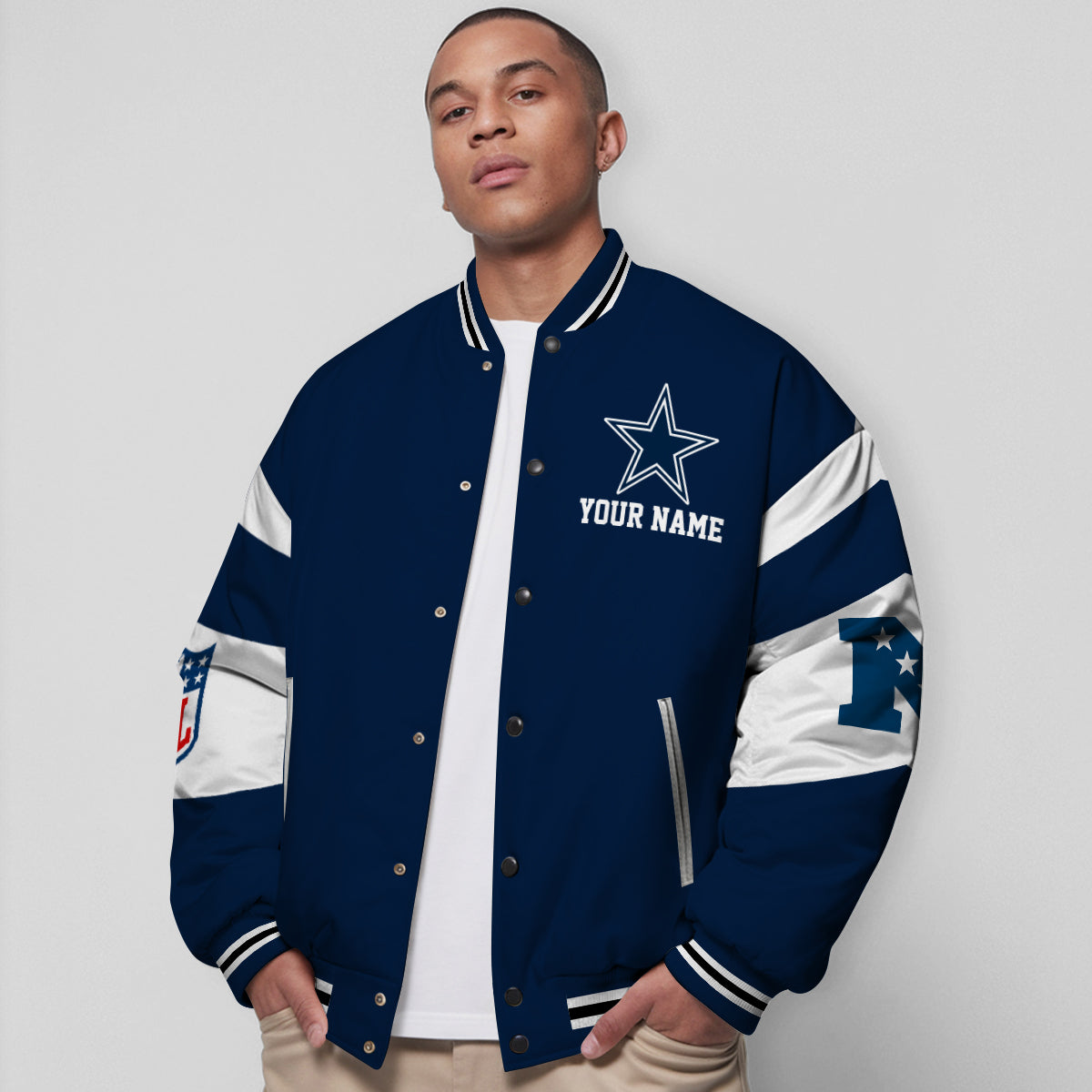 Dallas Cowboys National Football Conference Unisex Varsity Jacket Limited Edition AZTAVJK000005