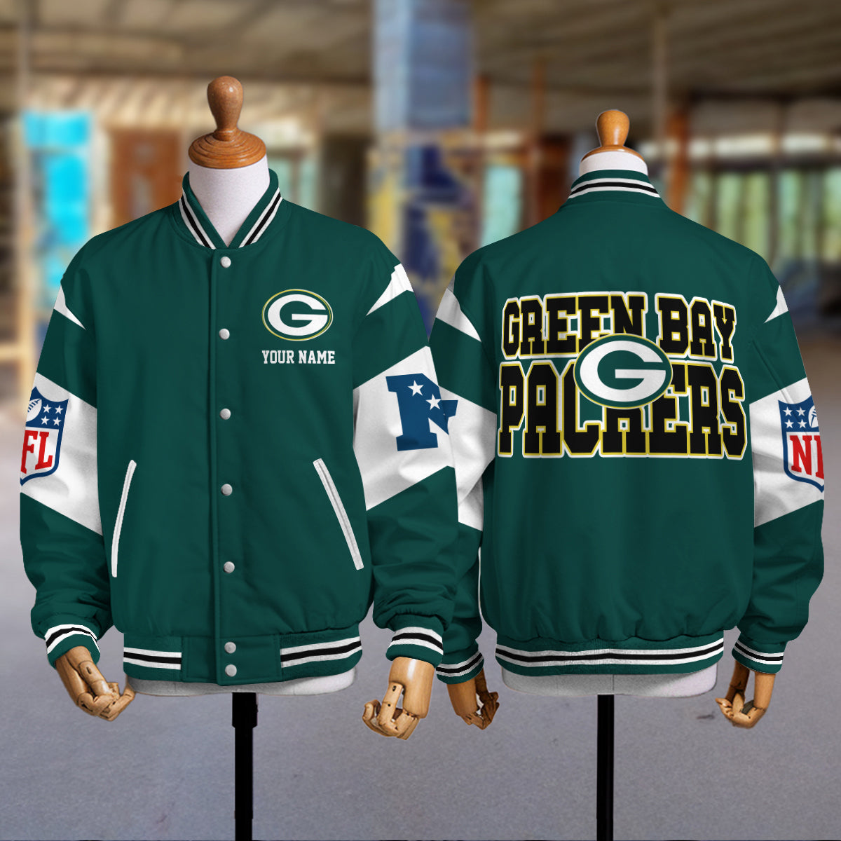 Packers National Football Conference Unisex Varsity Jacket Limited Edition AZTAVJK000007