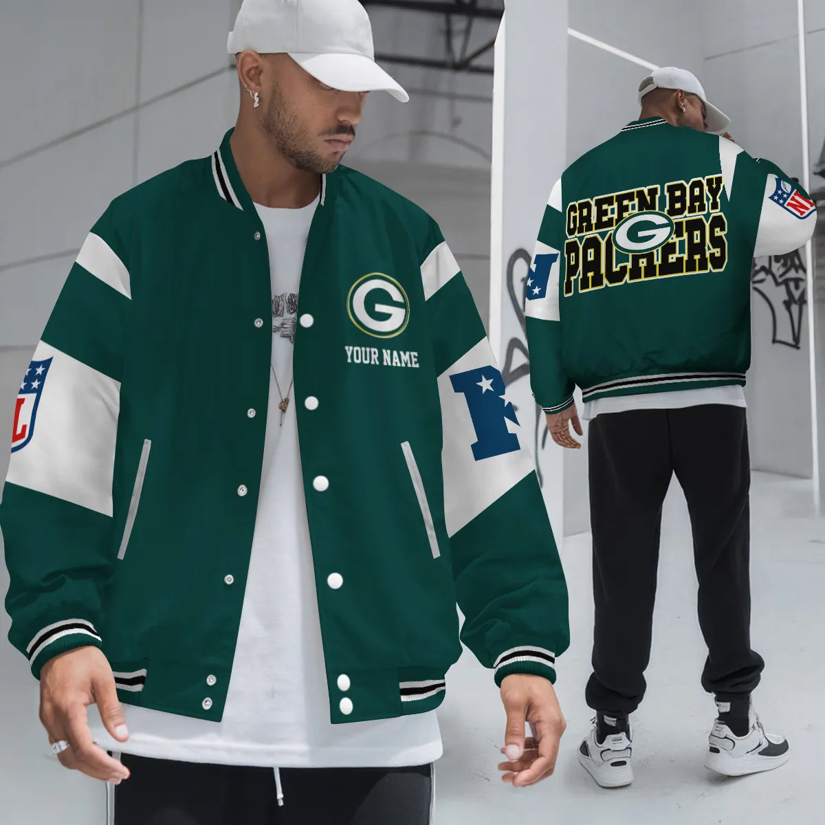 Packers National Football Conference Unisex Varsity Jacket Limited Edition AZTAVJK000007