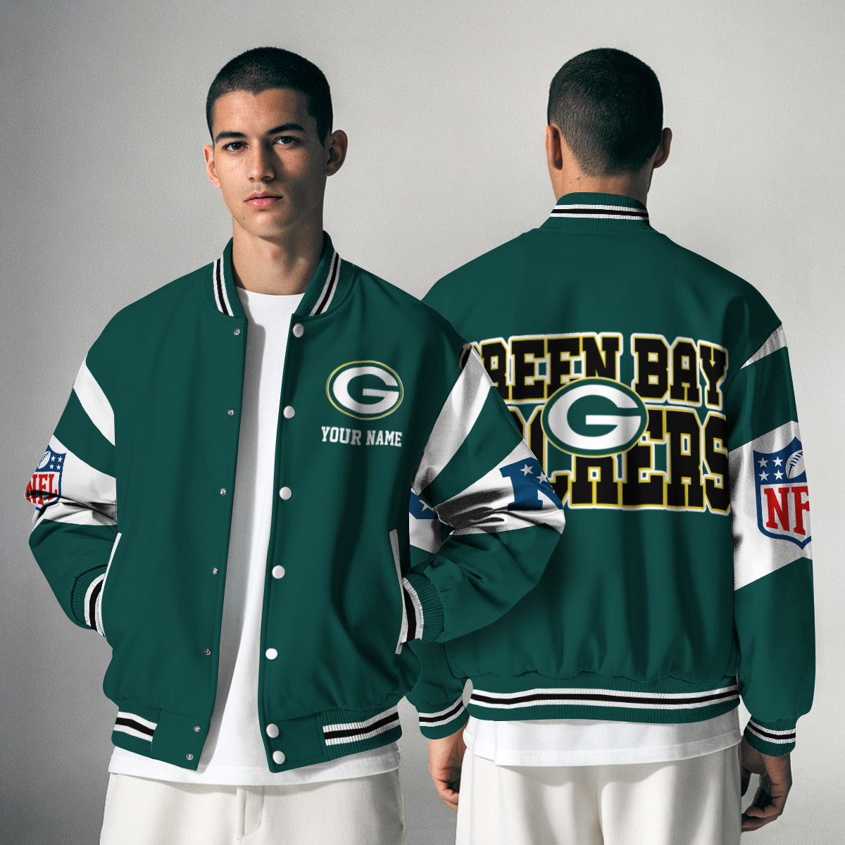 Packers National Football Conference Unisex Varsity Jacket Limited Edition AZTAVJK000007