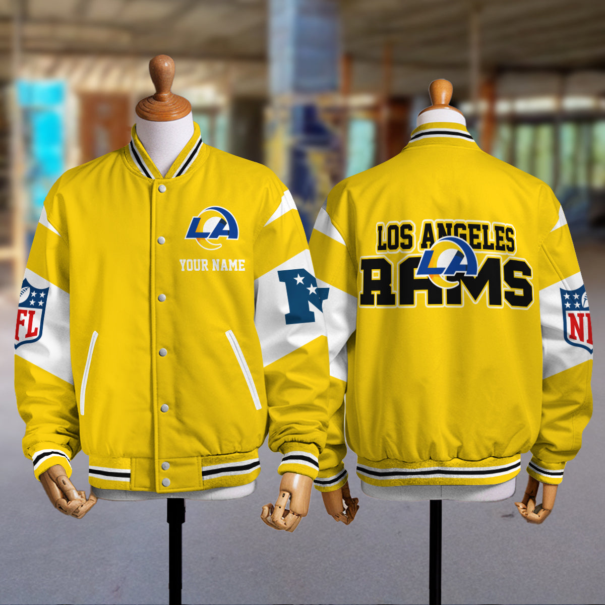 Los Angeles Rams National Football Conference Unisex Varsity Jacket Limited Edition AZTAVJK000008