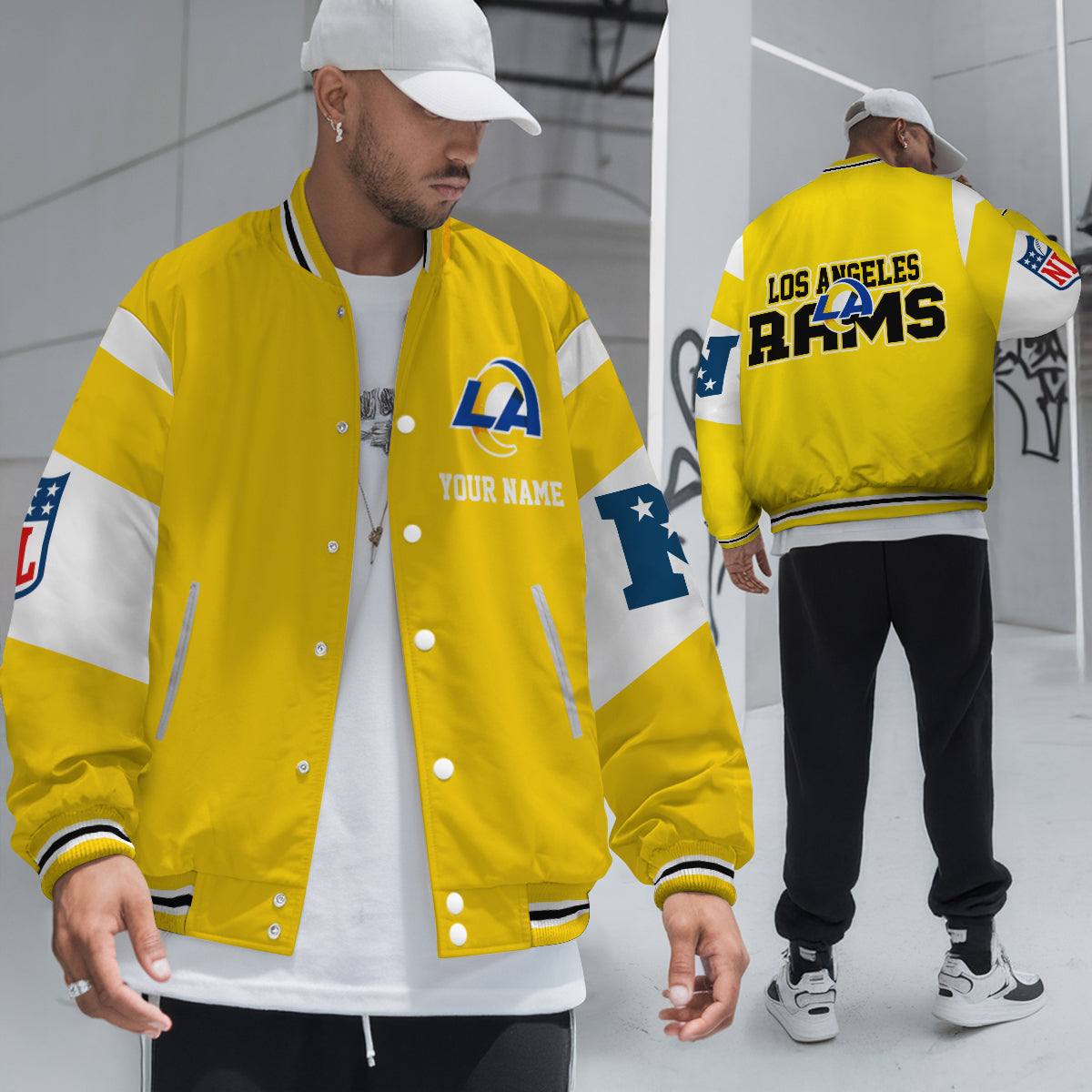 Los Angeles Rams National Football Conference Unisex Varsity Jacket Limited Edition AZTAVJK000008