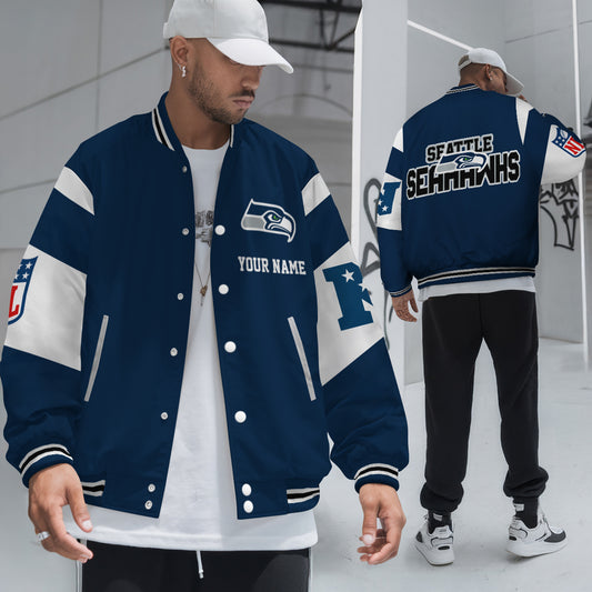 Seattle Seahawks National Football Conference Unisex Varsity Jacket Limited Edition AZTAVJK000014