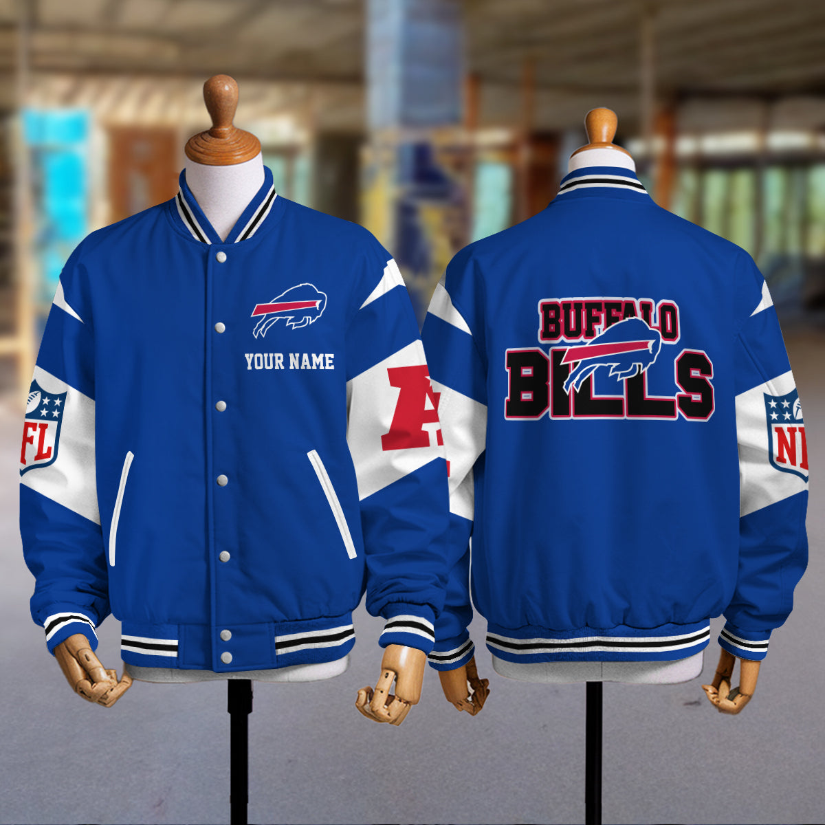 Buffalo Bills National Football Conference Unisex Varsity Jacket Limited Edition AZTAVJK000018