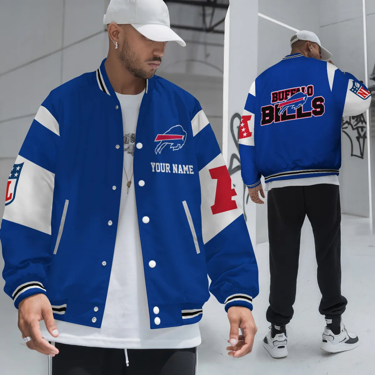 Buffalo Bills National Football Conference Unisex Varsity Jacket Limited Edition AZTAVJK000018