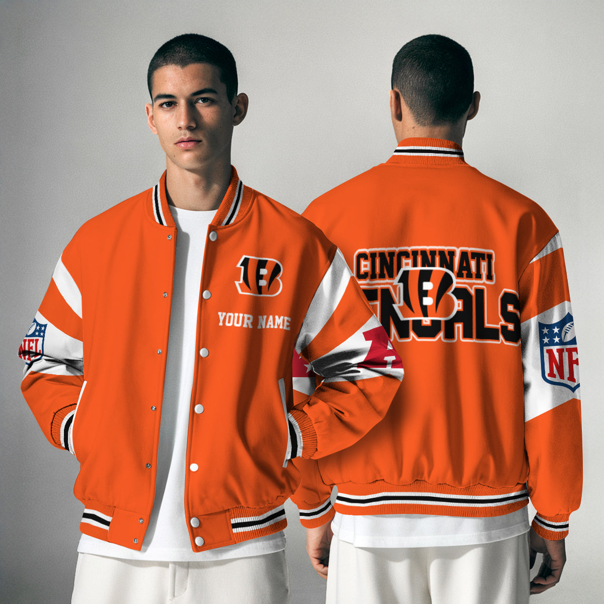 Cincinnati Bengals National Football Conference Unisex Varsity Jacket Limited Edition AZTAVJK000019