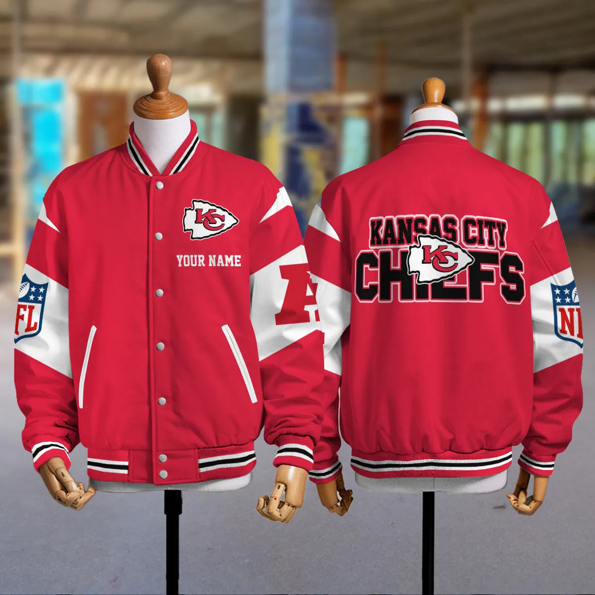 Kansas City Chiefs National Football Conference Unisex Varsity Jacket Limited Edition AZTAVJK000025