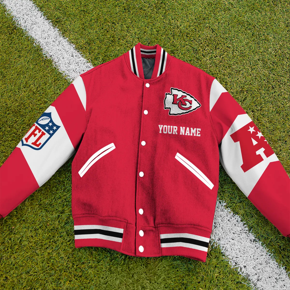 Kansas City Chiefs National Football Conference Unisex Varsity Jacket Limited Edition AZTAVJK000025