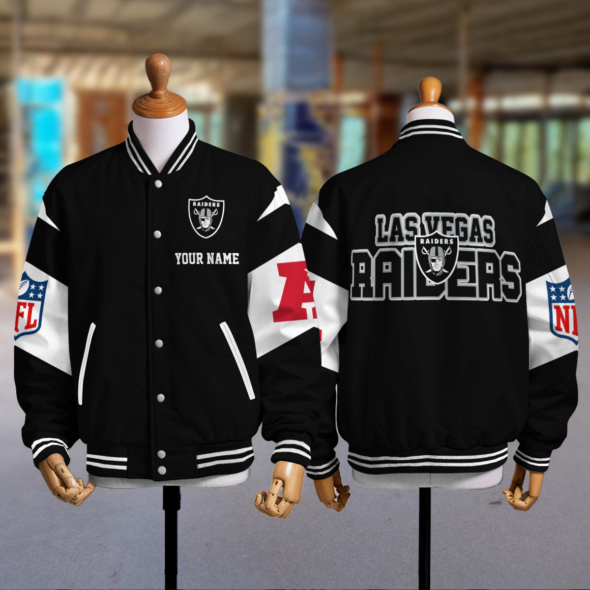 Las Vegas Raiders National Football Conference Unisex Varsity Jacket Limited Edition AZTAVJK000026