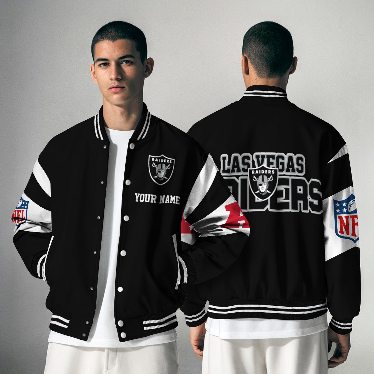 Las Vegas Raiders National Football Conference Unisex Varsity Jacket Limited Edition AZTAVJK000026