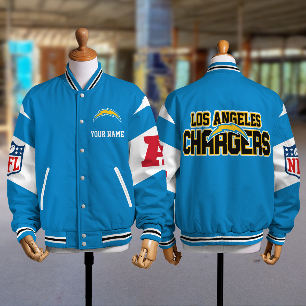 Los Angeles Chargers National Football Conference Unisex Varsity Jacket Limited Edition AZTAVJK000027