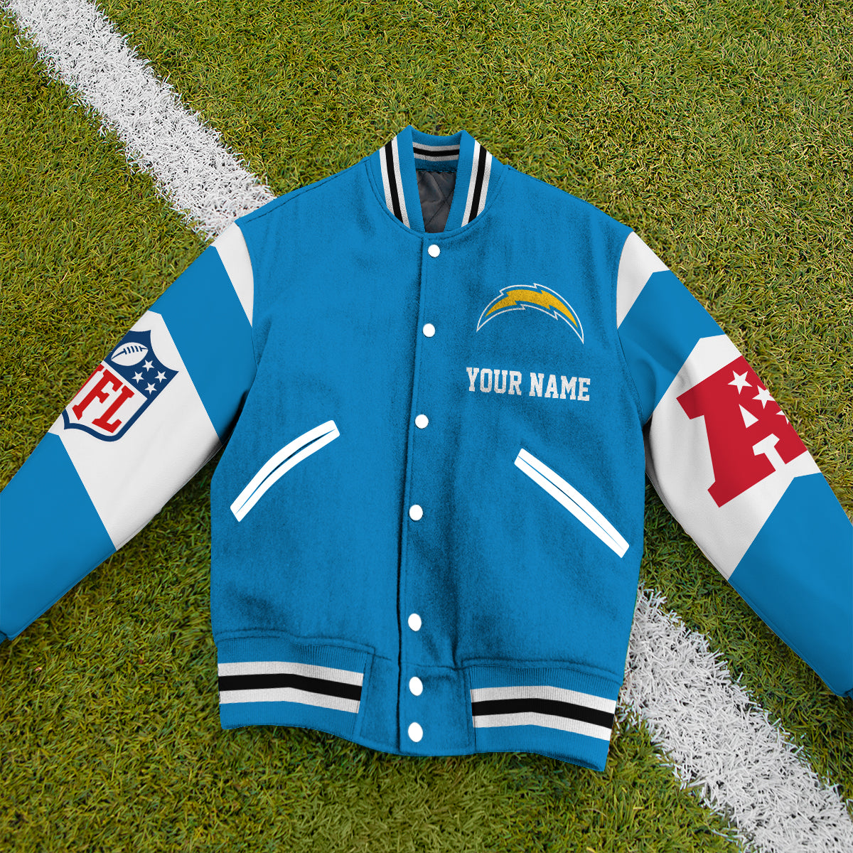 Los Angeles Chargers National Football Conference Unisex Varsity Jacket Limited Edition AZTAVJK000027