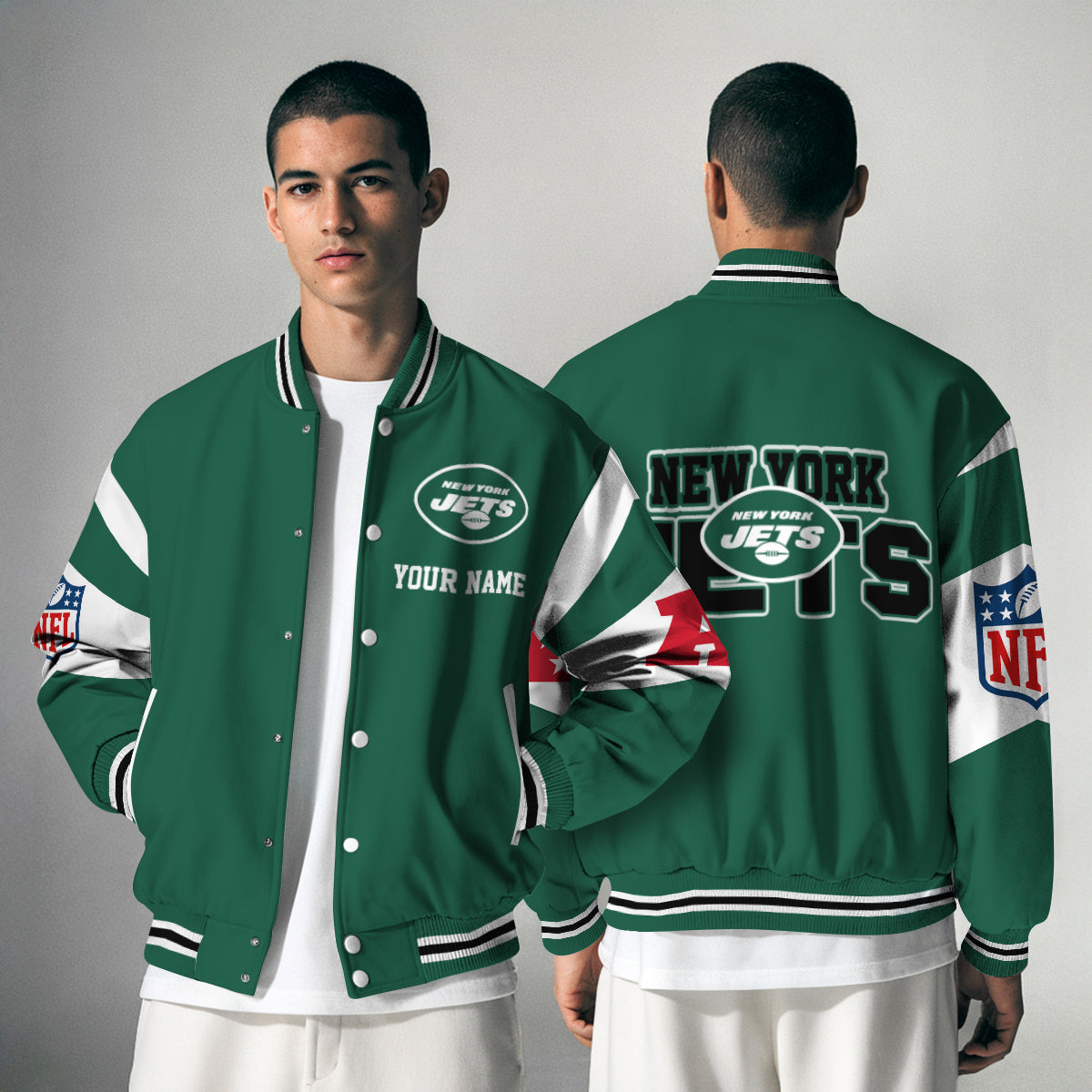 New York Jets National Football Conference Unisex Varsity Jacket Limited Edition AZTAVJK000030