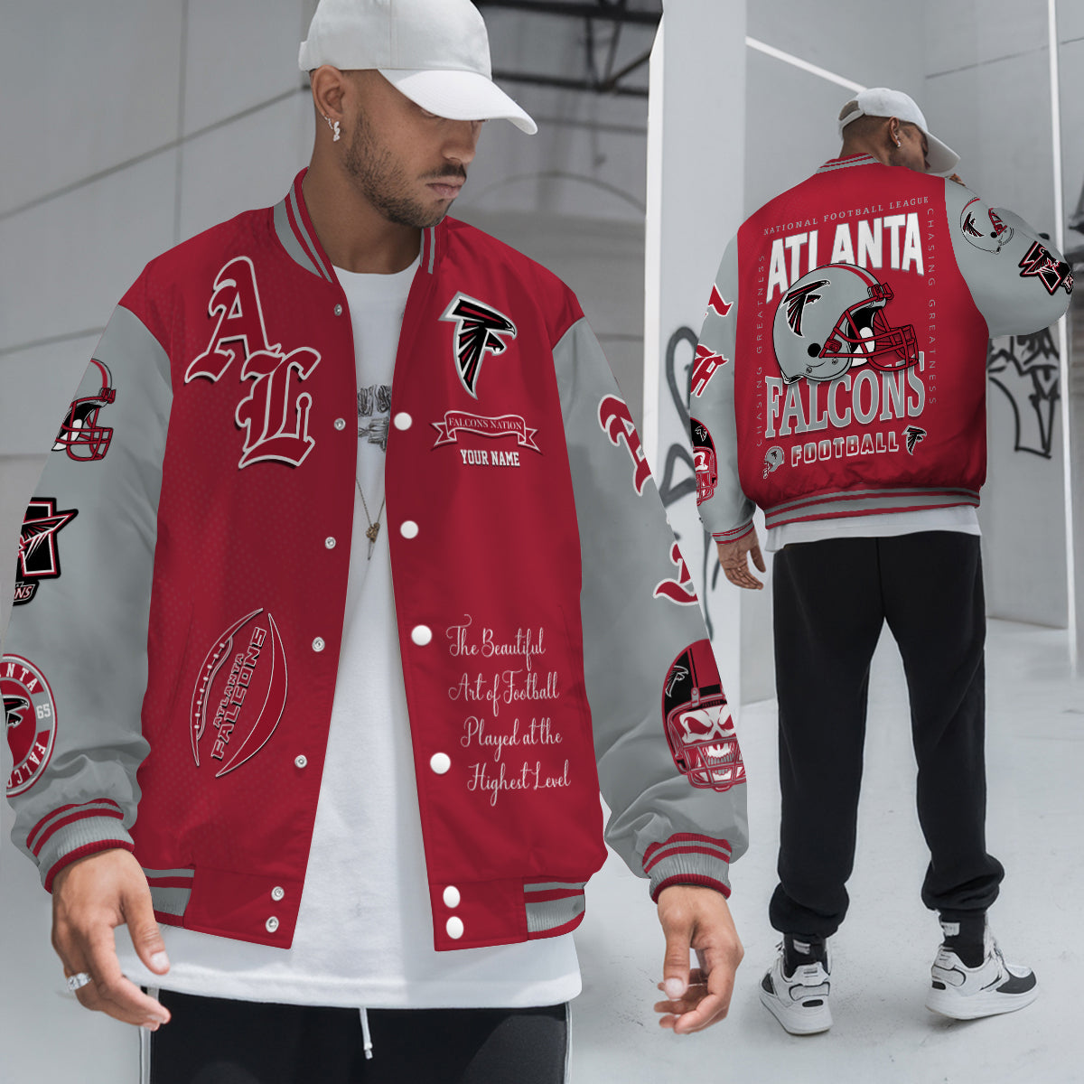 Atlanta Falcons Unisex Exclusive Styles Varsity Jacket AZTAVJK000034