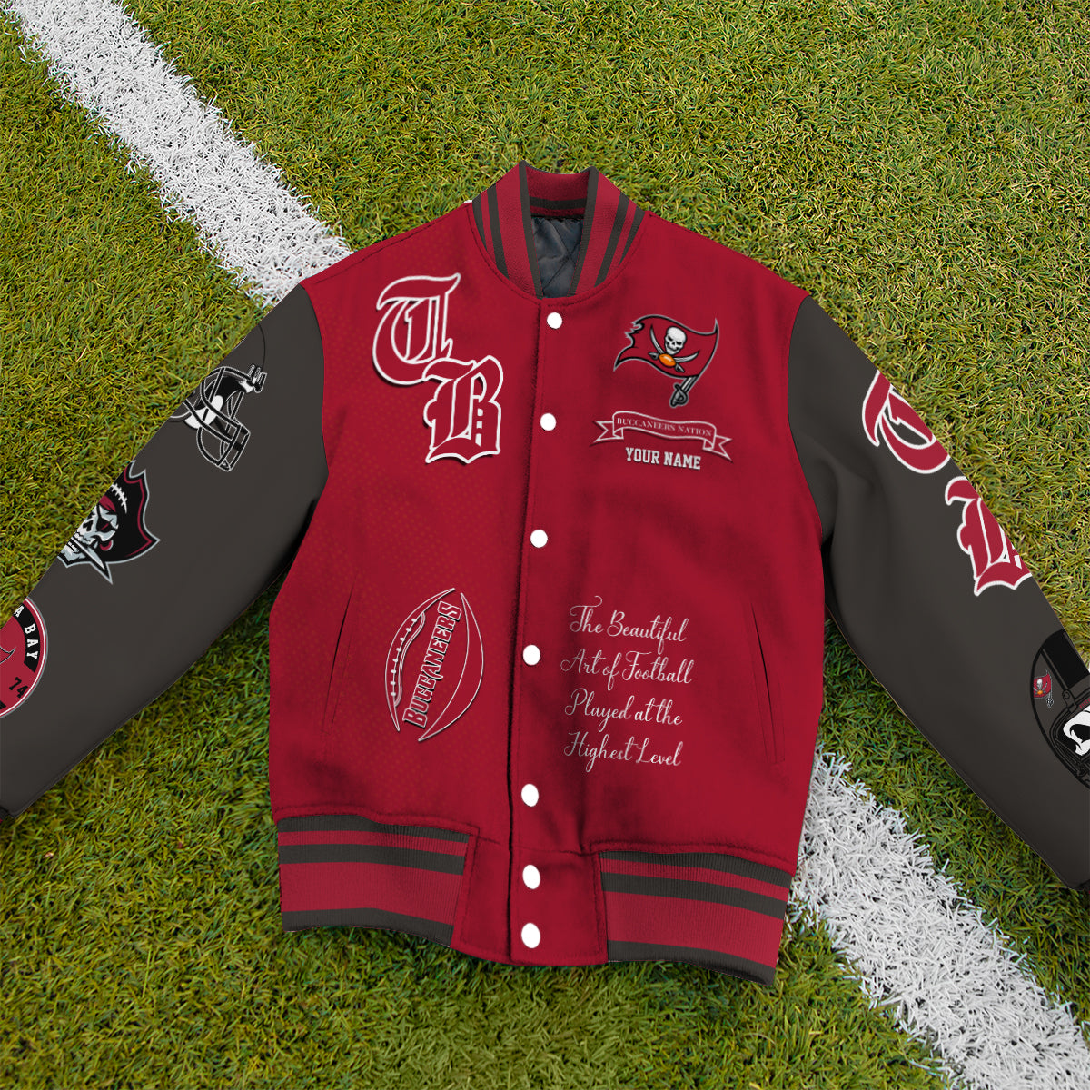 Tampa Bay Buccaneers Unisex Exclusive Styles Varsity Jacket AZTAVJK000047