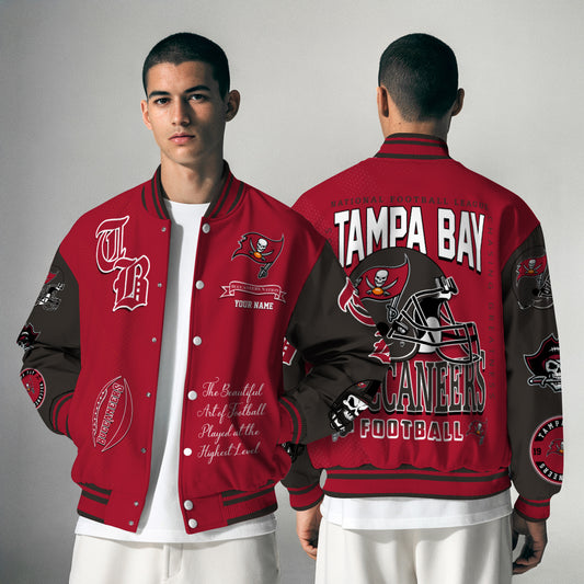 Tampa Bay Buccaneers Unisex Exclusive Styles Varsity Jacket AZTAVJK000047