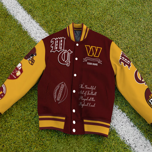 Washington Commanders Unisex Exclusive Styles Varsity Jacket AZTAVJK000048