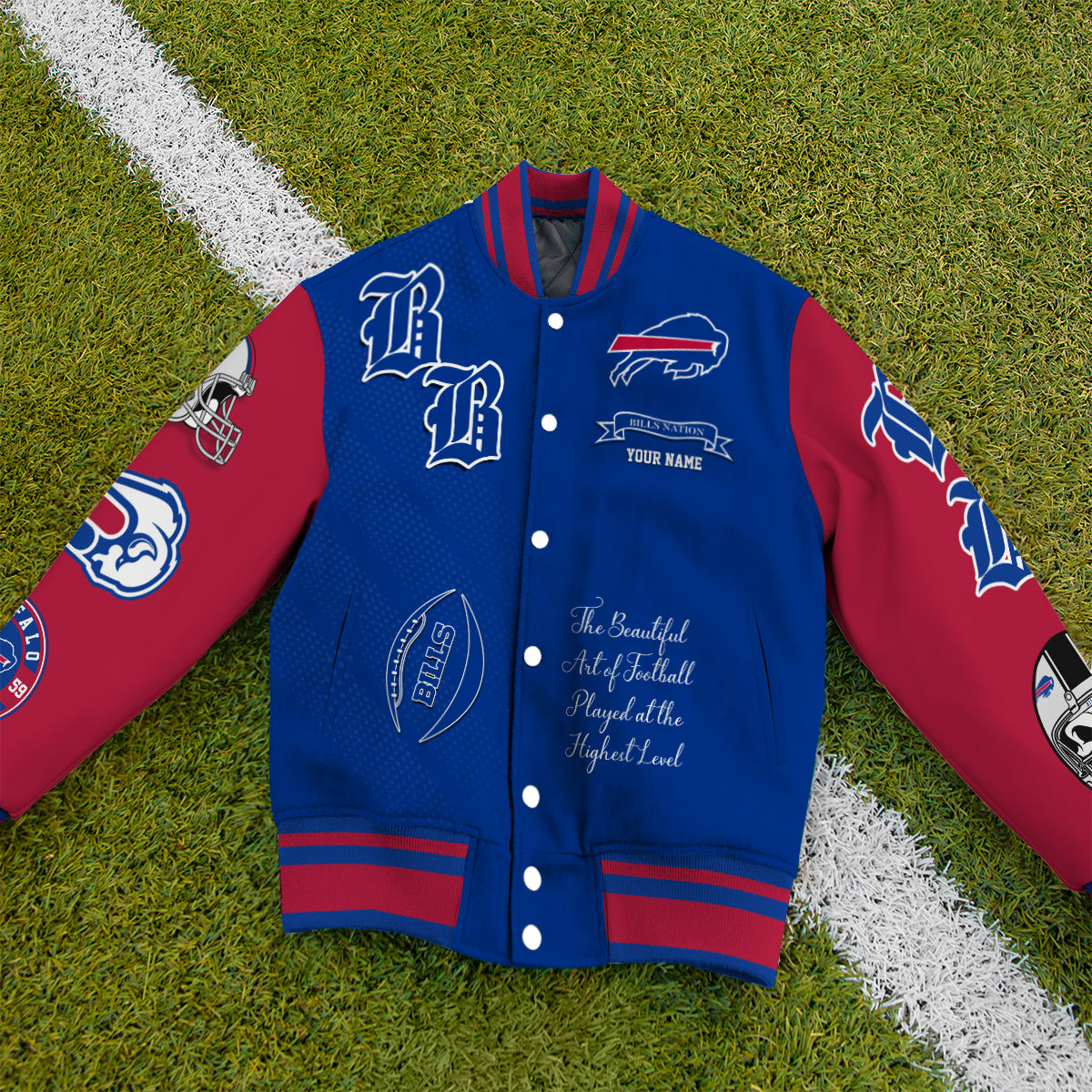 Buffalo Bills Unisex Exclusive Styles Varsity Jacket AZTAVJK000050
