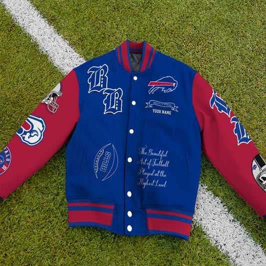 Buffalo Bills Unisex Exclusive Styles Varsity Jacket AZTAVJK000050