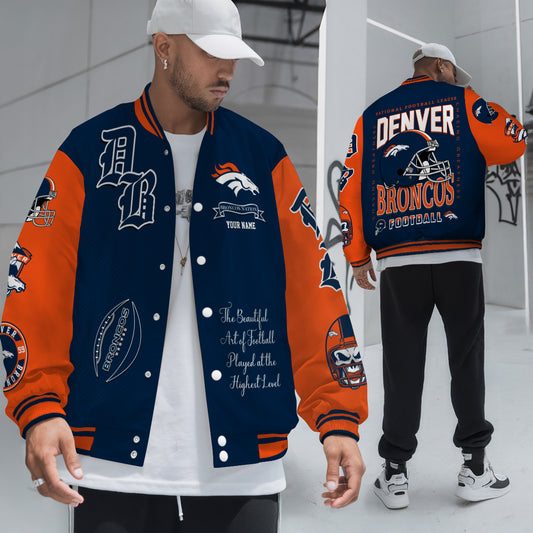 Denver Broncos Unisex Exclusive Styles Varsity Jacket AZTAVJK000053