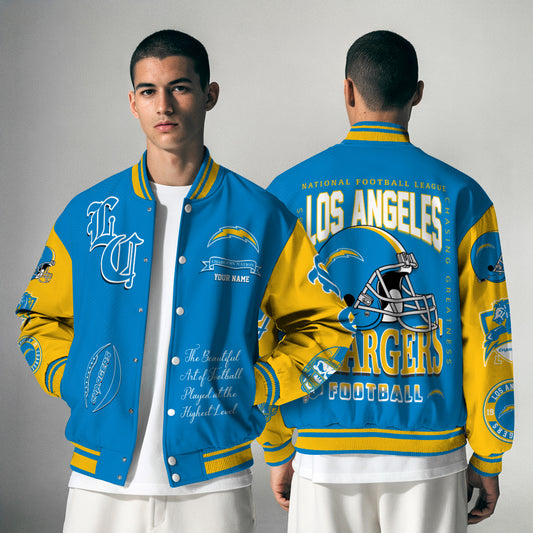 Los Angeles Chargers Unisex Exclusive Styles Varsity Jacket AZTAVJK000059