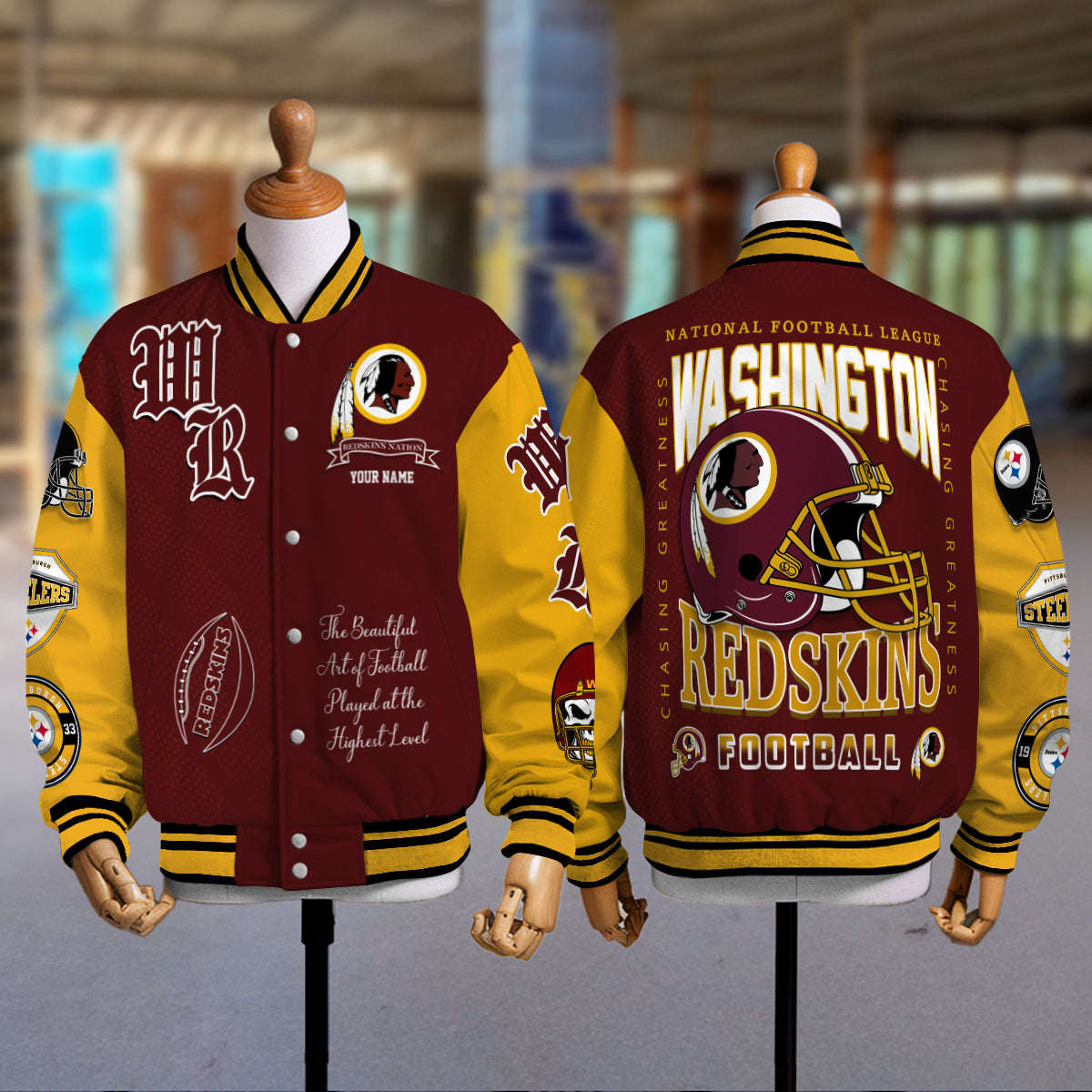 Washington Redskins Unisex Exclusive Styles Varsity Jacket AZTAVJK000065