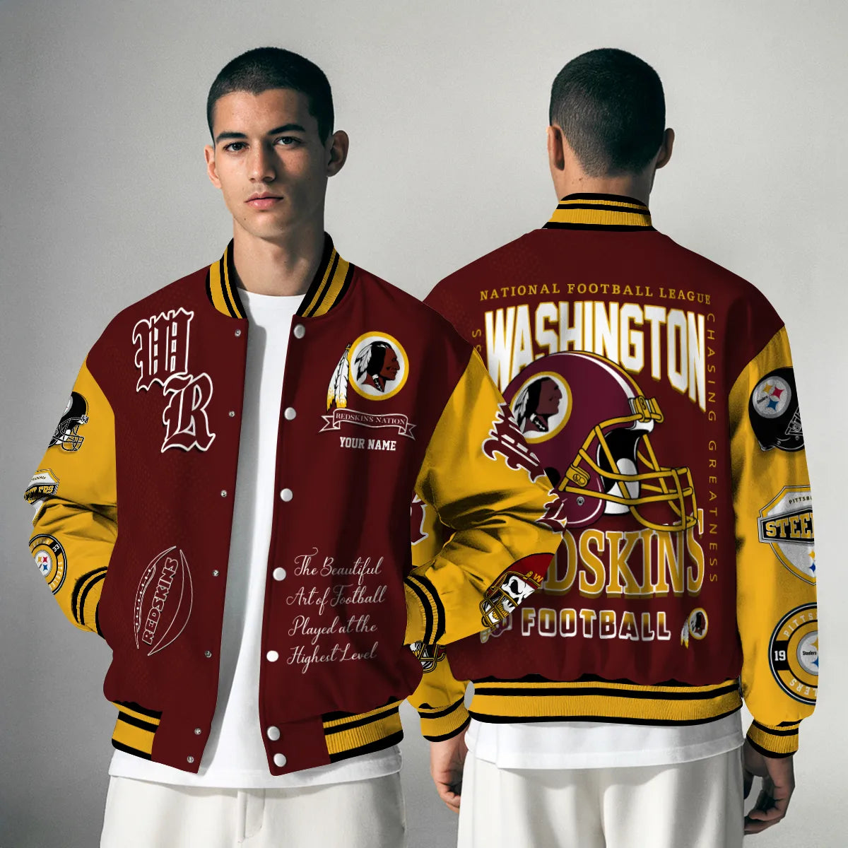 Washington Redskins Unisex Exclusive Styles Varsity Jacket AZTAVJK000065