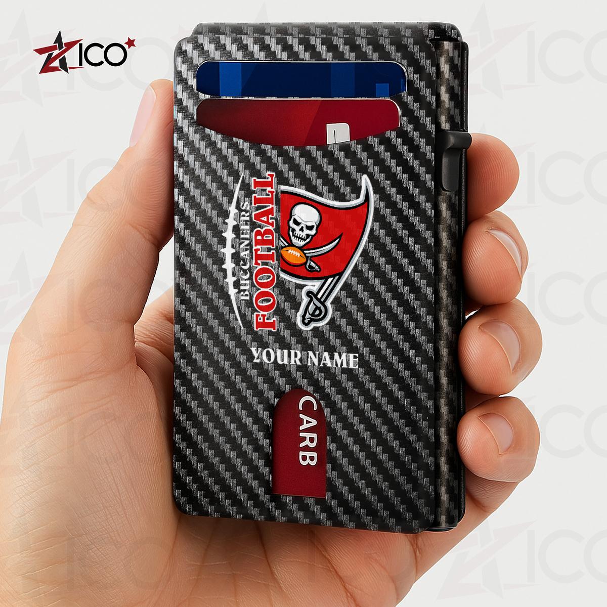 Tampa Bay Buccaneers Leather Card Holder Trending 2025 AZTG2DCH000062