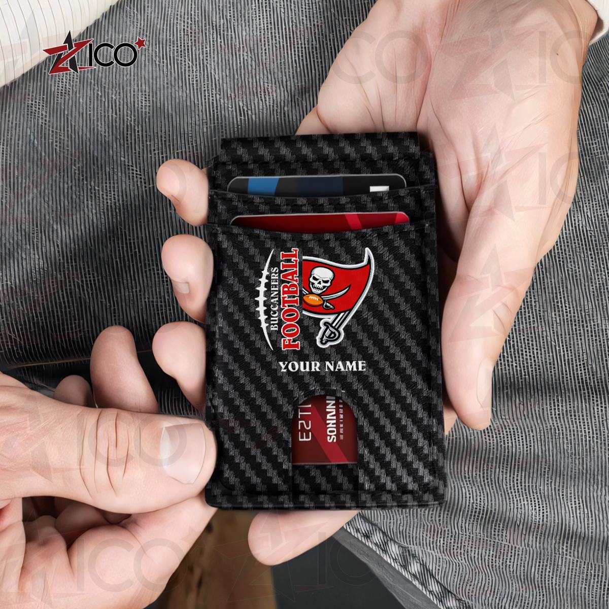 Tampa Bay Buccaneers Leather Card Holder Trending 2025 AZTG2DCH000062
